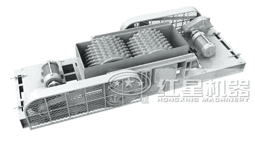 對輥式破碎機工作原理圖