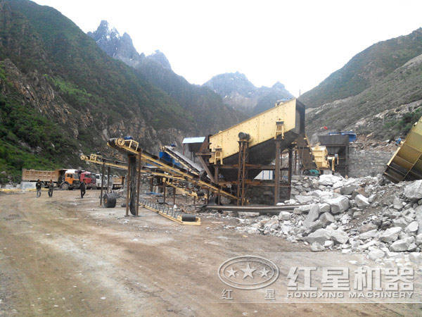 白云巖破碎生產線