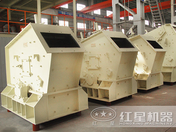 670t/h砂石HD反擊碎石機_破碎機廠區(qū)圖