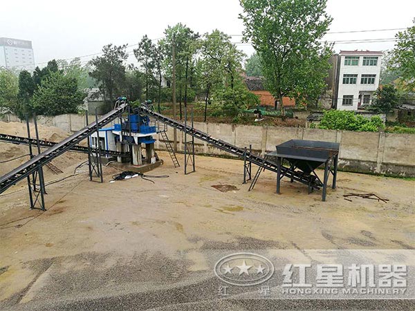 制砂機作業現場圖