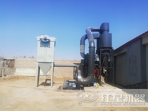 打粉機現場作業圖