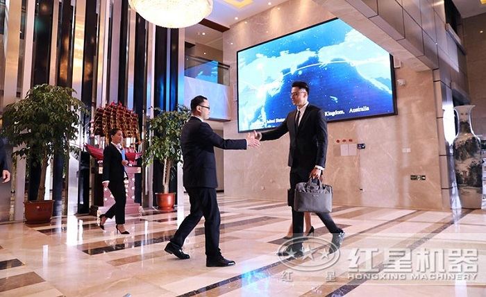 紅星新一代輪斗洗山沙設備價格實惠與德國客戶達成合作