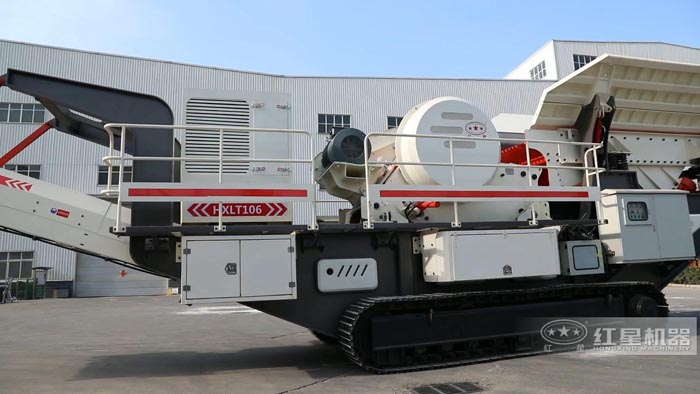 履帶式移動破碎站