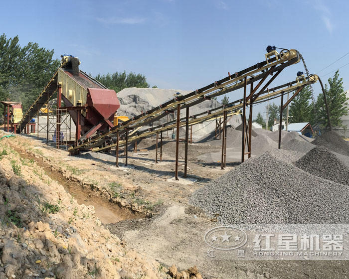 山石碎石機生產線