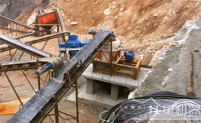 透輝石破碎生產(chǎn)線工藝流程