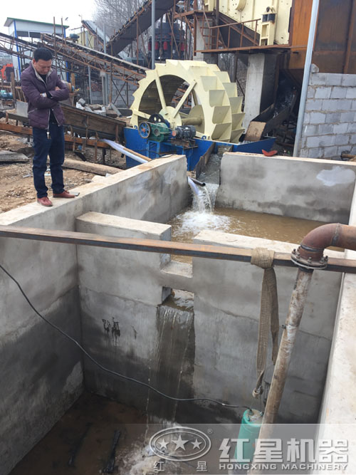 洗山沙水泥沉淀水循環