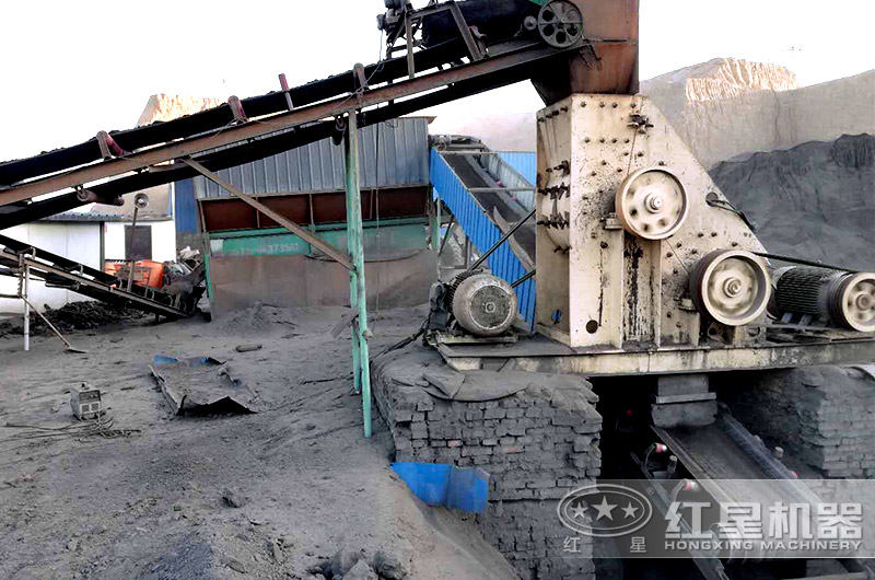 雙級破碎機作業現場