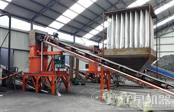 復合式破碎機作業現場