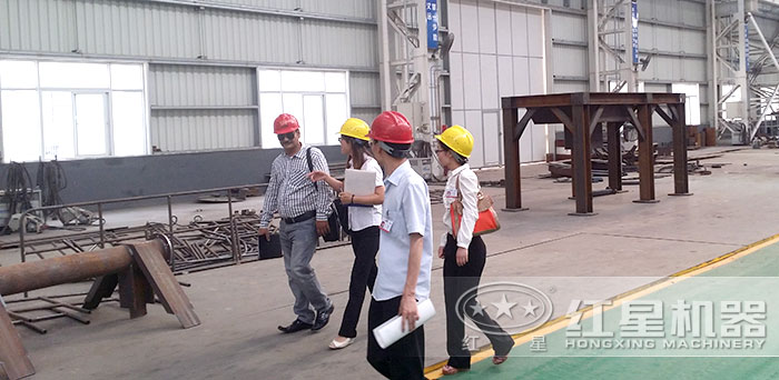 印度尼西亞用戶到紅星車間實(shí)地參觀