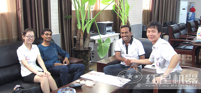 印度尼西亞用戶與紅星人員洽談