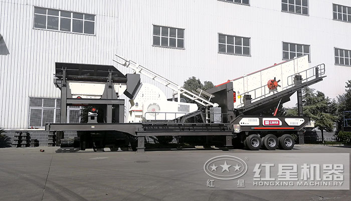 大型移動錘式打石子機