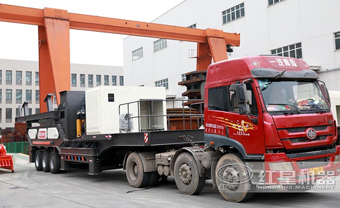 紅星可移動破碎機(jī)車間直接發(fā)貨