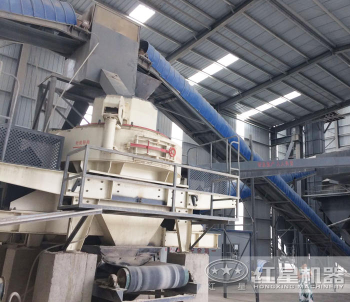 沖擊式破碎機工作現場