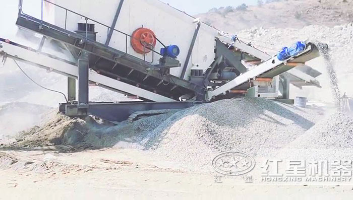 履帶移動破作業現場