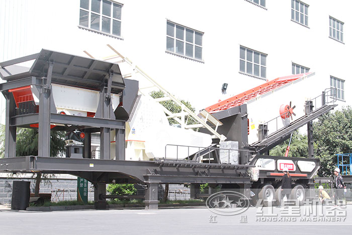 紅星機器輪胎車載粉碎機