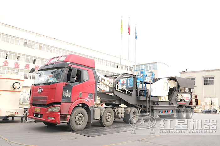 車載粉粹機試機