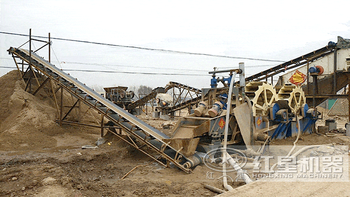 人造沙生產現場