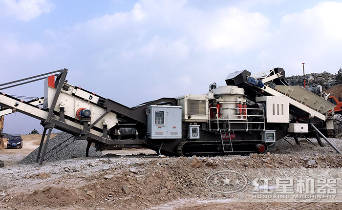 移動破碎機生產(chǎn)現(xiàn)場