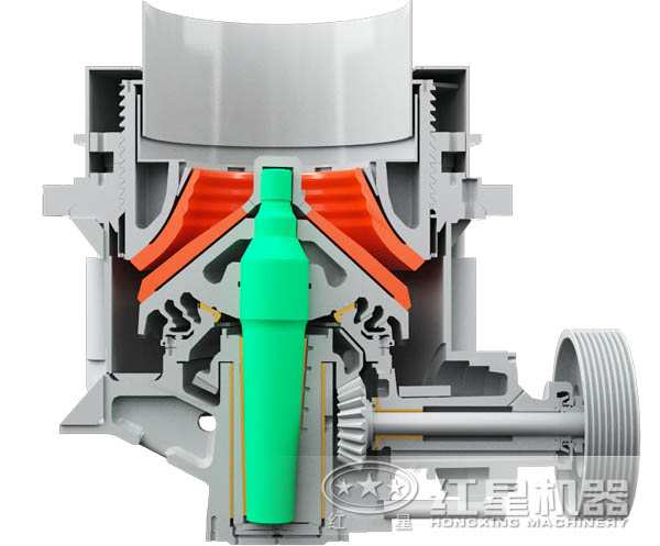 石灰石液壓圓錐破碎機的結構