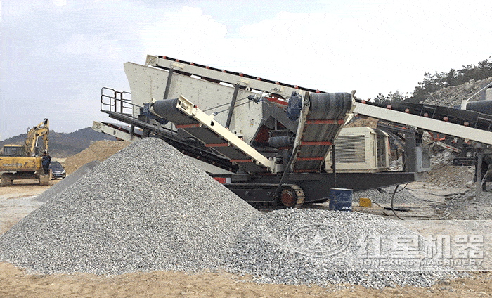 移動型大型石料廠生產(chǎn)線