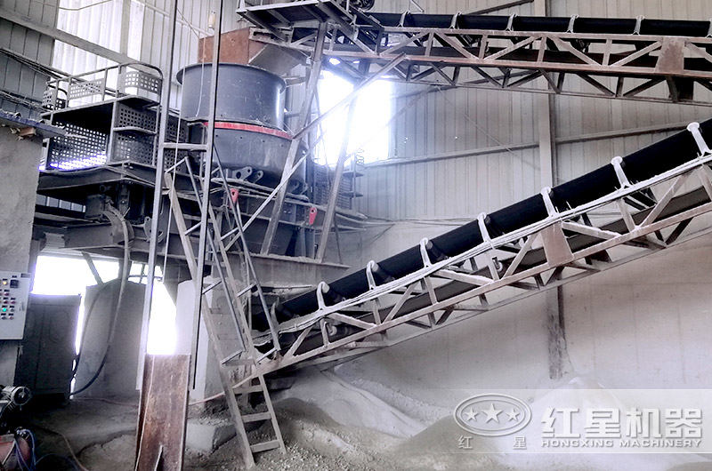 沖擊式破碎機(jī)用戶生產(chǎn)現(xiàn)場