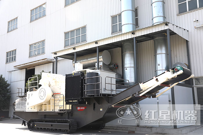 履帶移動破碎站