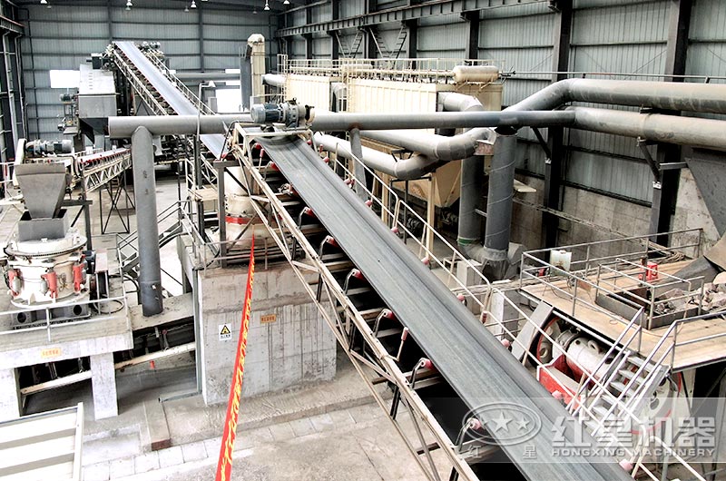 江蘇淮安大型室內(nèi)環(huán)保砂石生產(chǎn)線