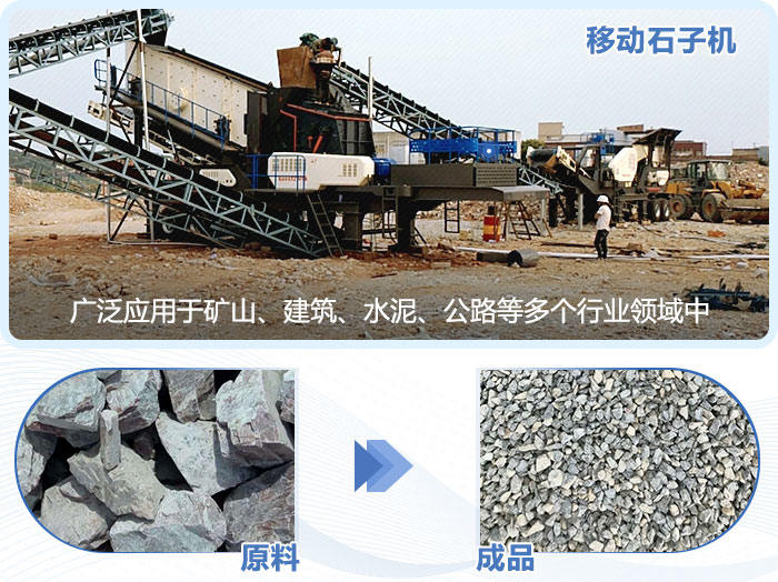 可移動式石子機