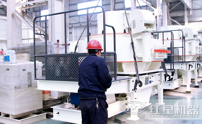 石灰石制砂機車間排列