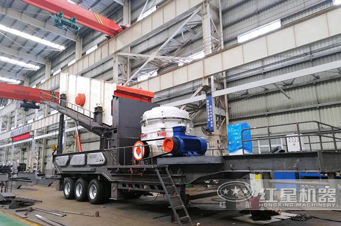 圓錐移動制砂機一天500方型號