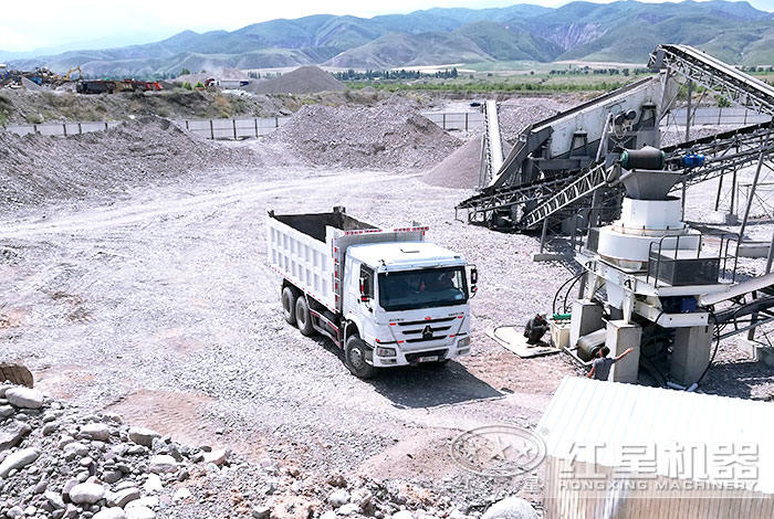 VSI制砂機作業現場
