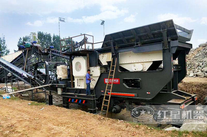 鄂破移動破碎站現(xiàn)場——安徽亳州