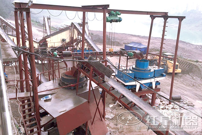 石子粉碎成沙子現(xiàn)場(chǎng)