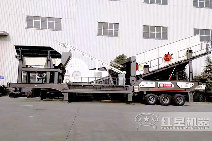 移動錘破式制沙設備