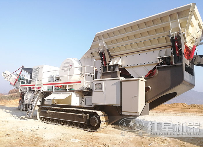 履帶顎式破碎機(jī)遠(yuǎn)程遙控