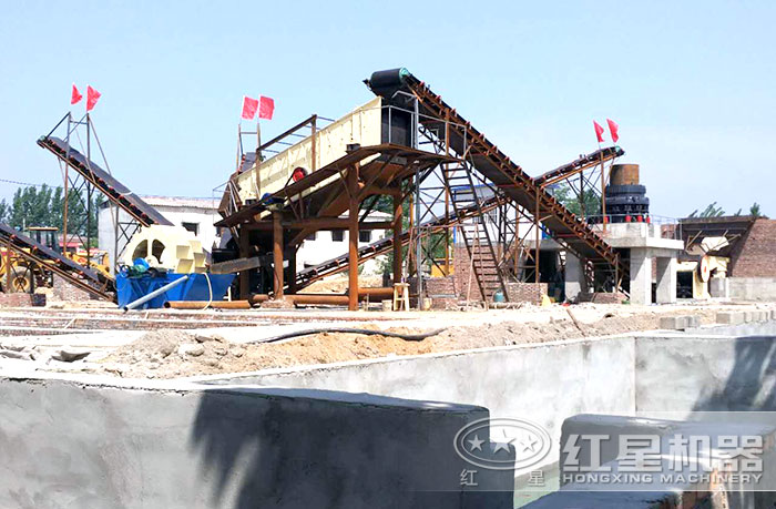 洗沙現(xiàn)場(chǎng)配置