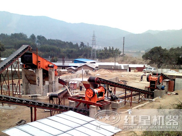 江西某高速公路石料生產(chǎn)線現(xiàn)場