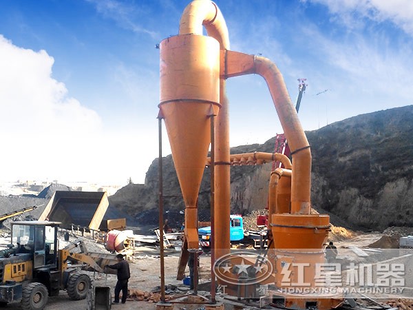 時產50-80噸磨粉機在現場