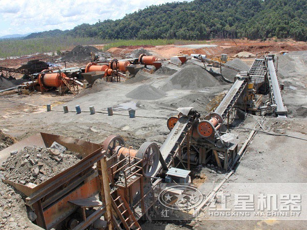 鎢礦選礦工藝現場